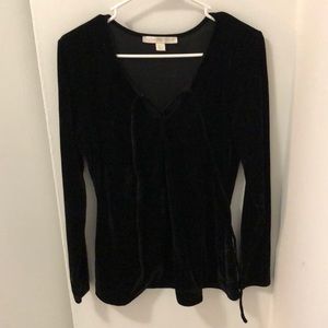 Velvet long sleeve